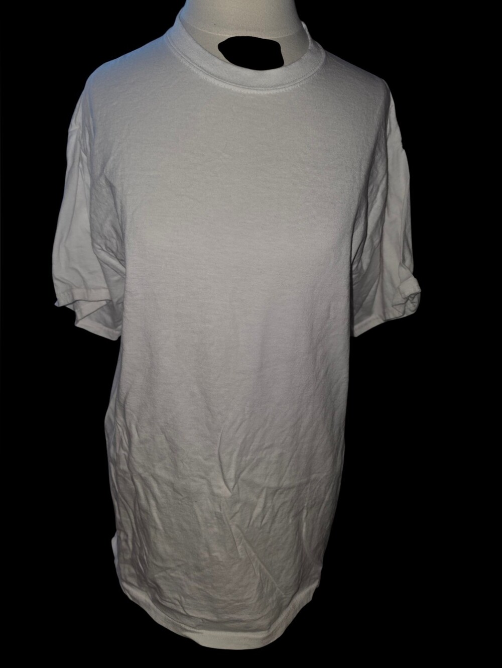 9/7/9. Mens and Womens Unisex Port & Company Core Cotton White T Shirt